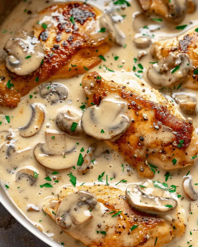 Chicken Breast in Creamy Mushroom Sauce