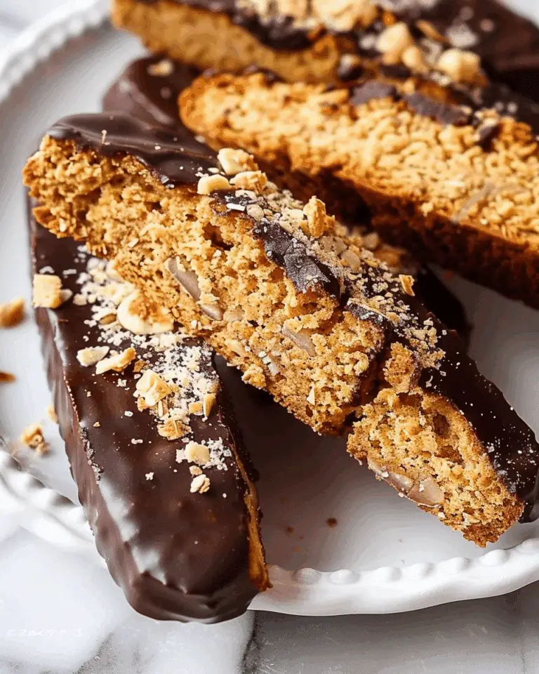 Chocolate-Dipped Almond Biscotti