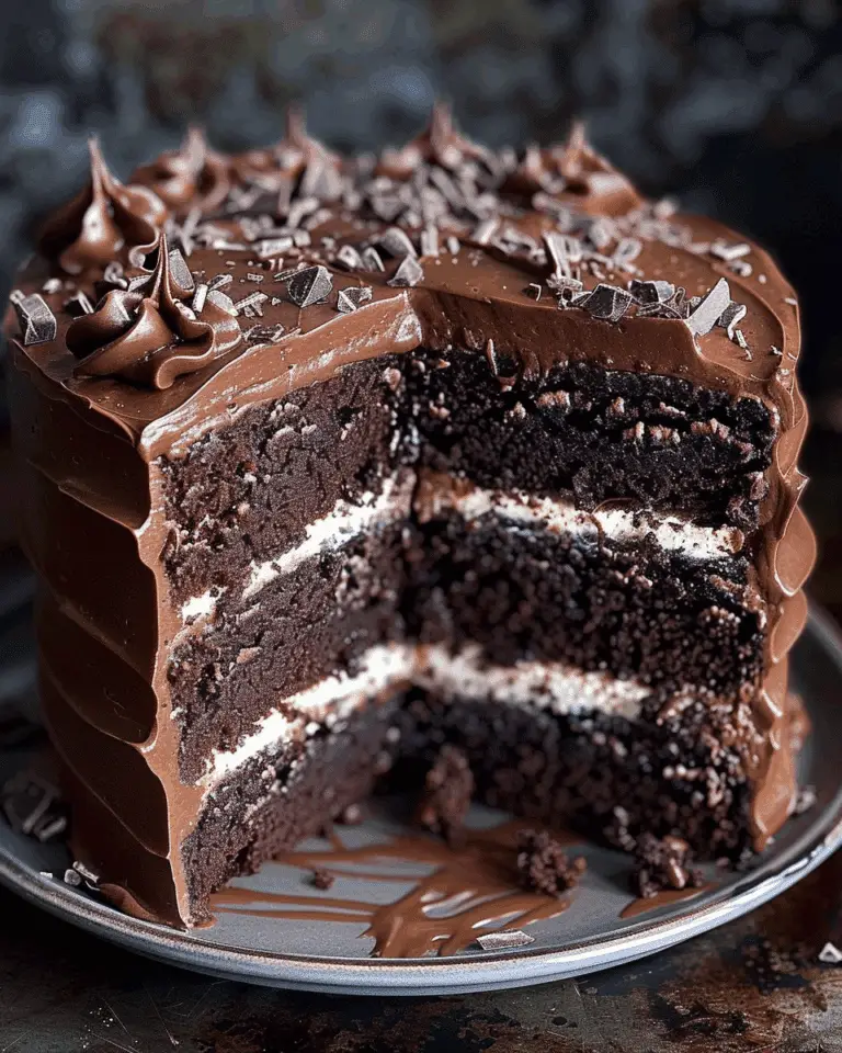 Chocolate Cake with Cream Filling