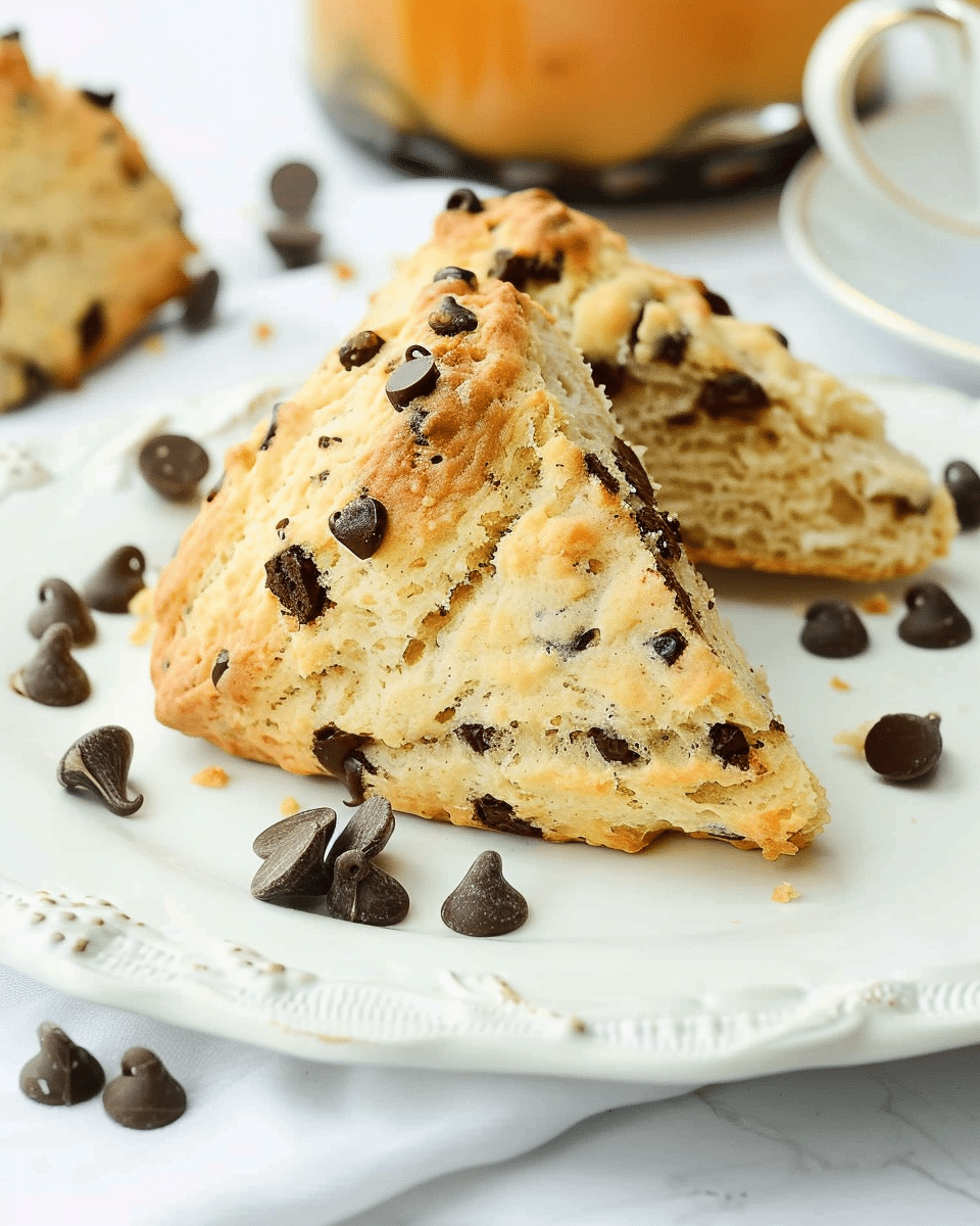 Vegan Chocolate Chip Scones