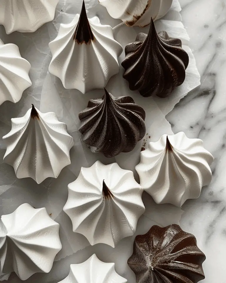 Chocolate Dipped Meringues