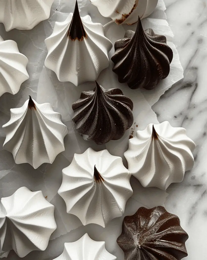 Chocolate Dipped Meringues