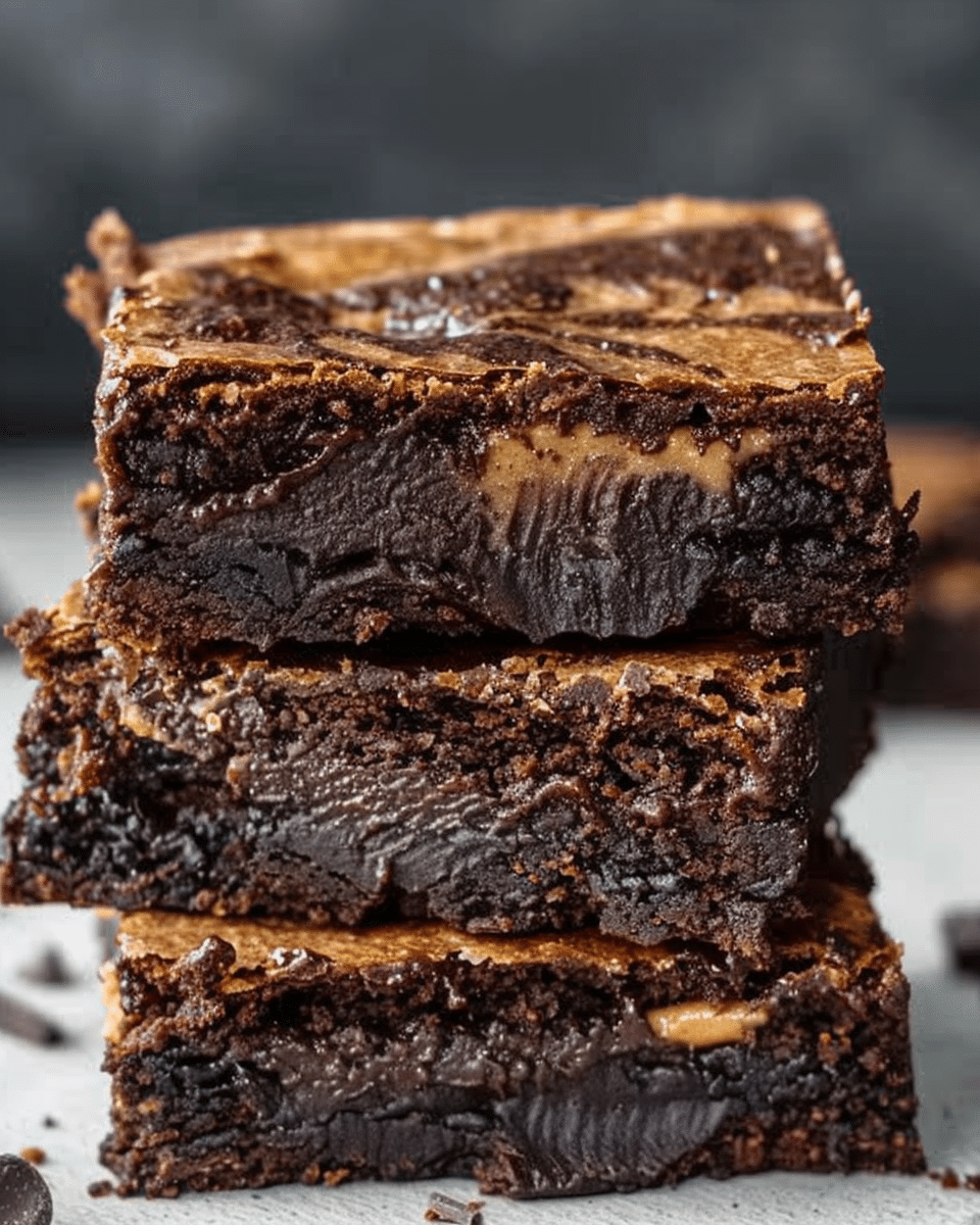 Chocolate Peanut Butter Brownies
