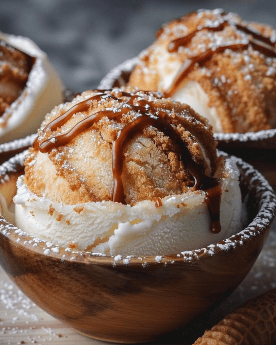 Churro Ice Cream Bowls