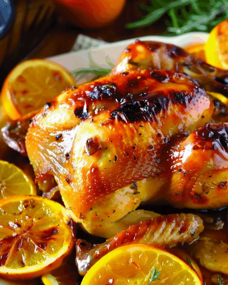 Citrus Glazed Roast Chicken