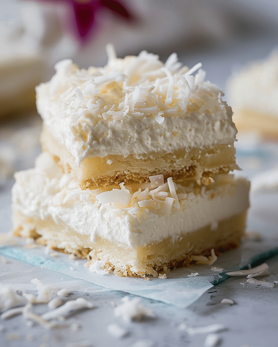 Coconut Cream Bars