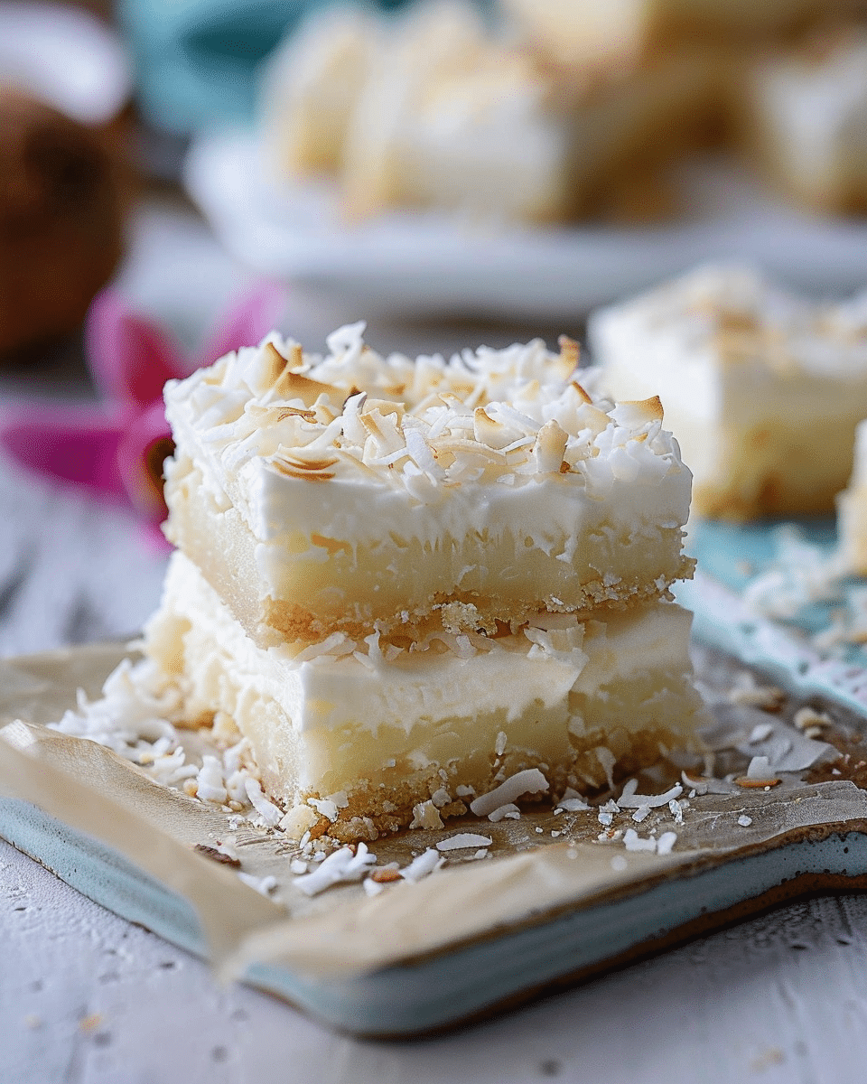 Coconut Cream Bars