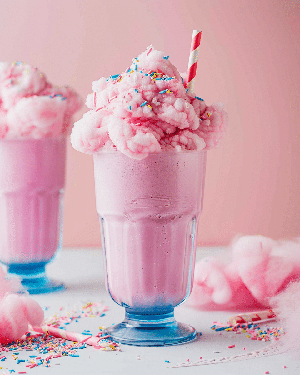Cotton Candy Milkshake