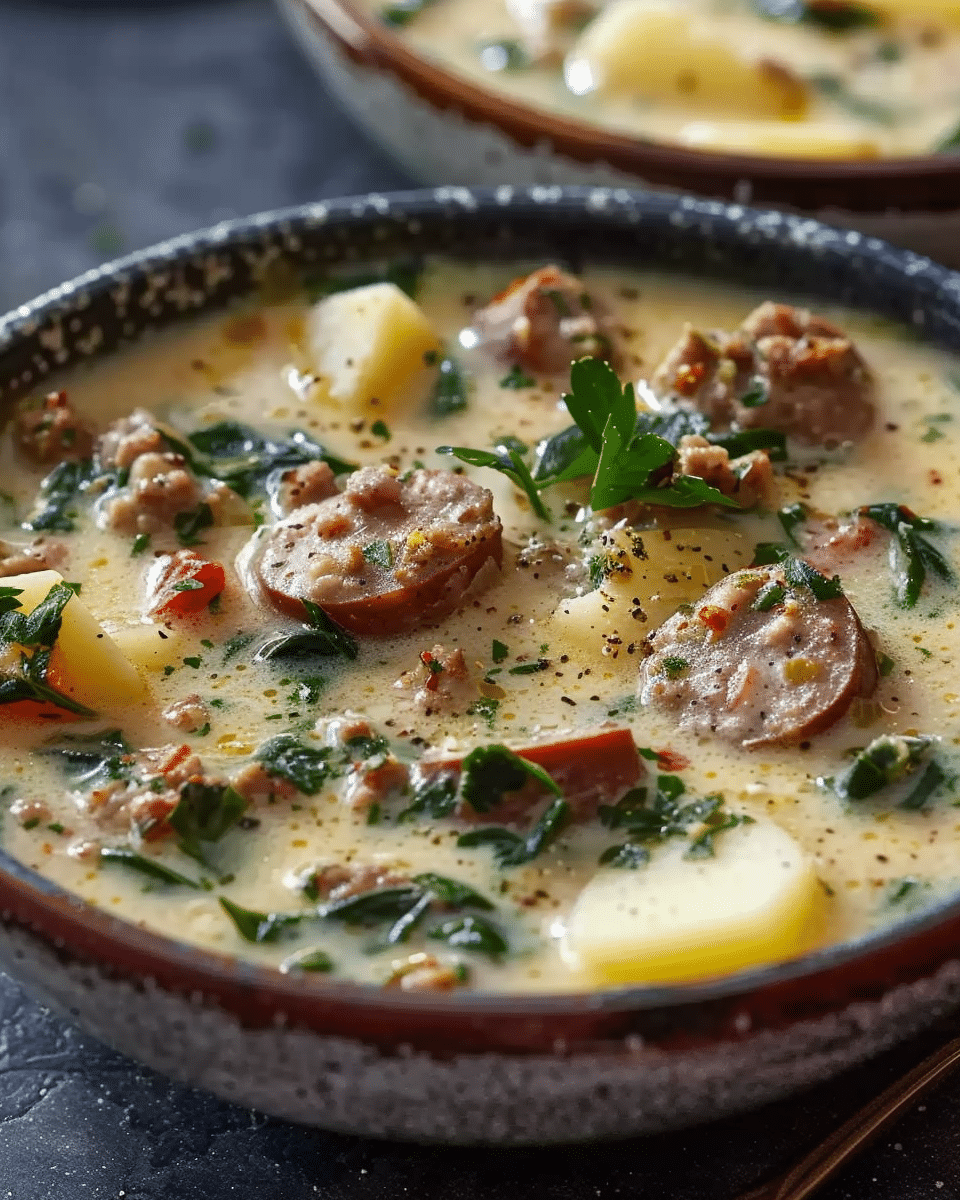 Creamy Italian Sausage & Potato Soup