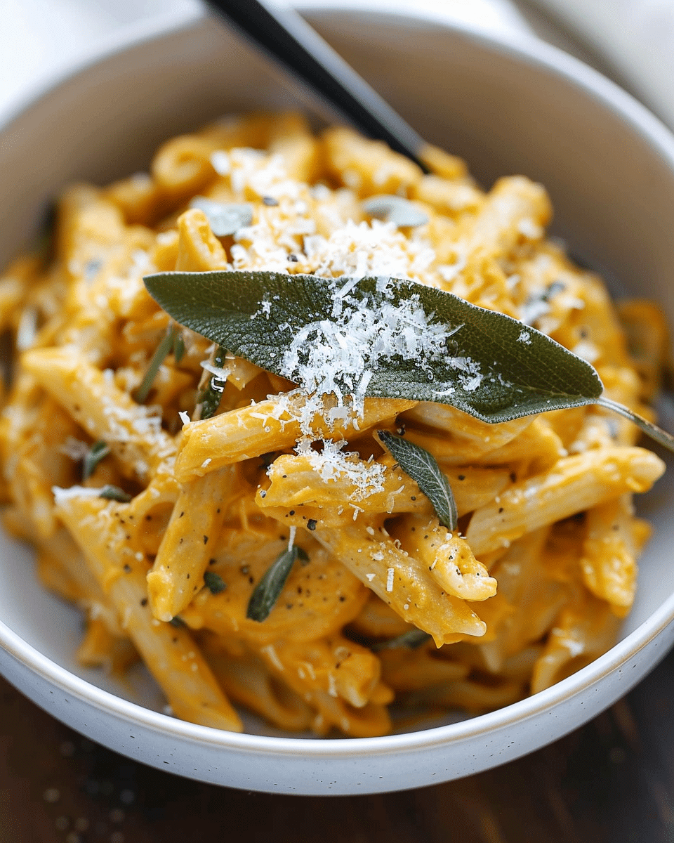 Creamy Pumpkin Sage Pasta