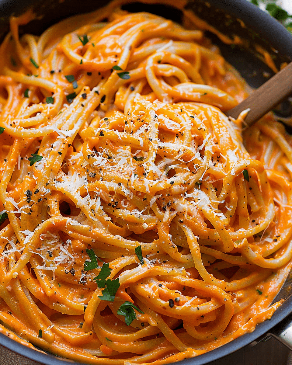 Creamy Roasted Red Pepper Pasta