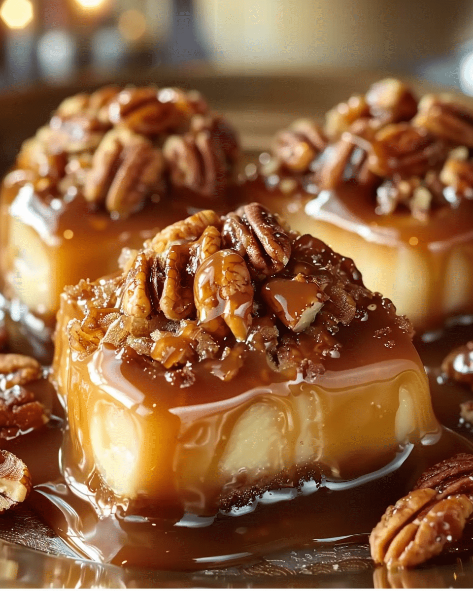 Crème Brûlée Caramel Pecan Pralines