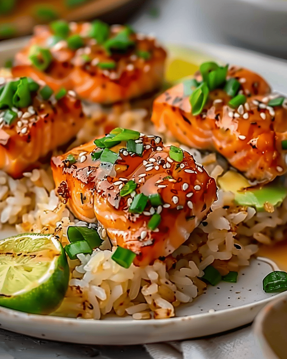 Crispy Rice Salmon