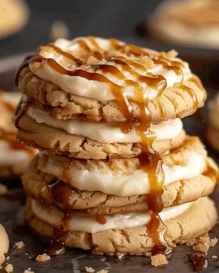 Crumbl Salted Caramel Cheesecake Cookies