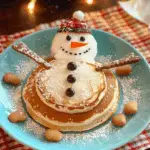Cute Snowman Pancakes