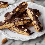 Dipped Chocolate Almond Biscotti