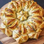 Eggless Garlic Star Bread