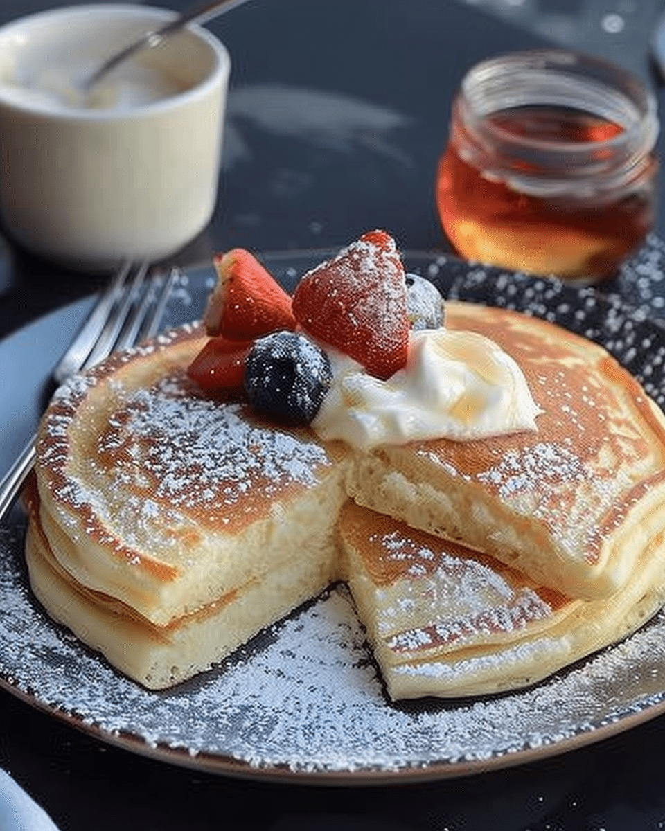Fluffy Japanese Pancakes
