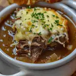 French Onion Beef Short Rib Soup