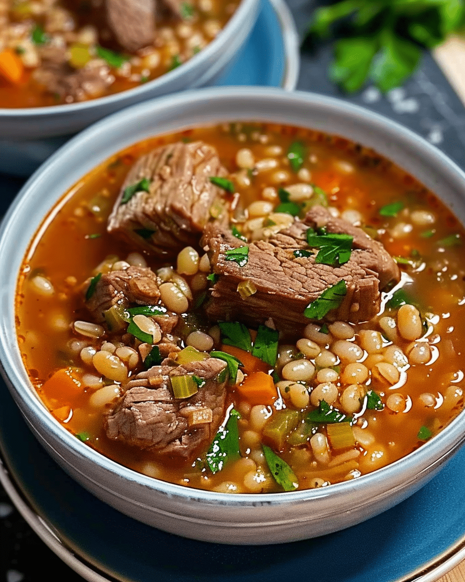 Hearty Beef Barley Soup