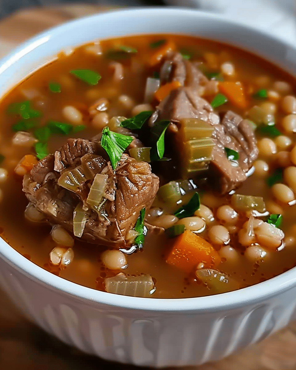 Hearty Beef Barley Soup