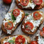 Herbed Ricotta and Tomato Crostini