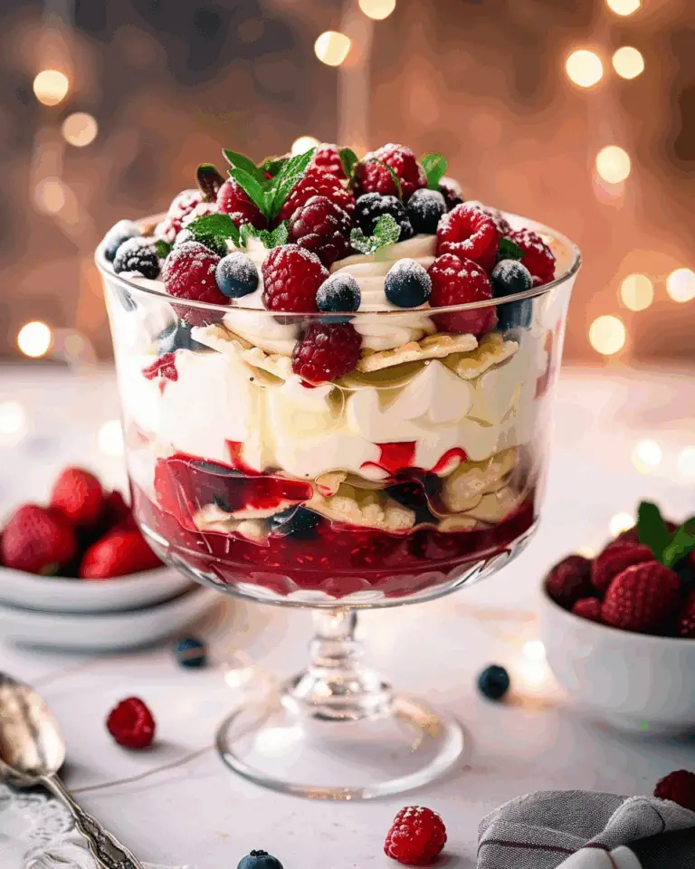 Holiday Berry Trifle