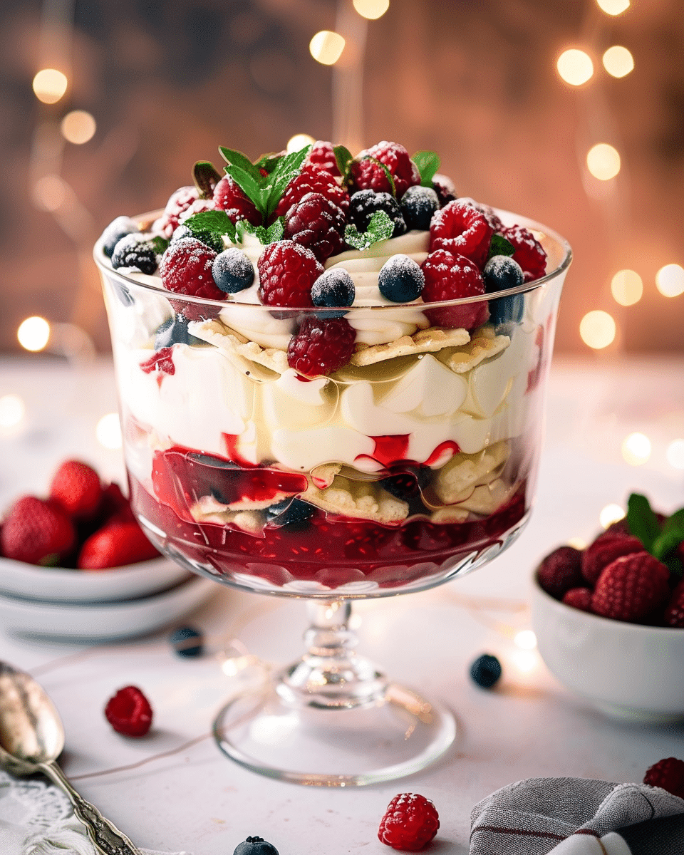 Holiday Berry Trifle