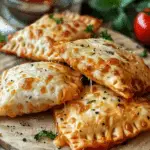 Homemade Cheesy Pizza Pockets