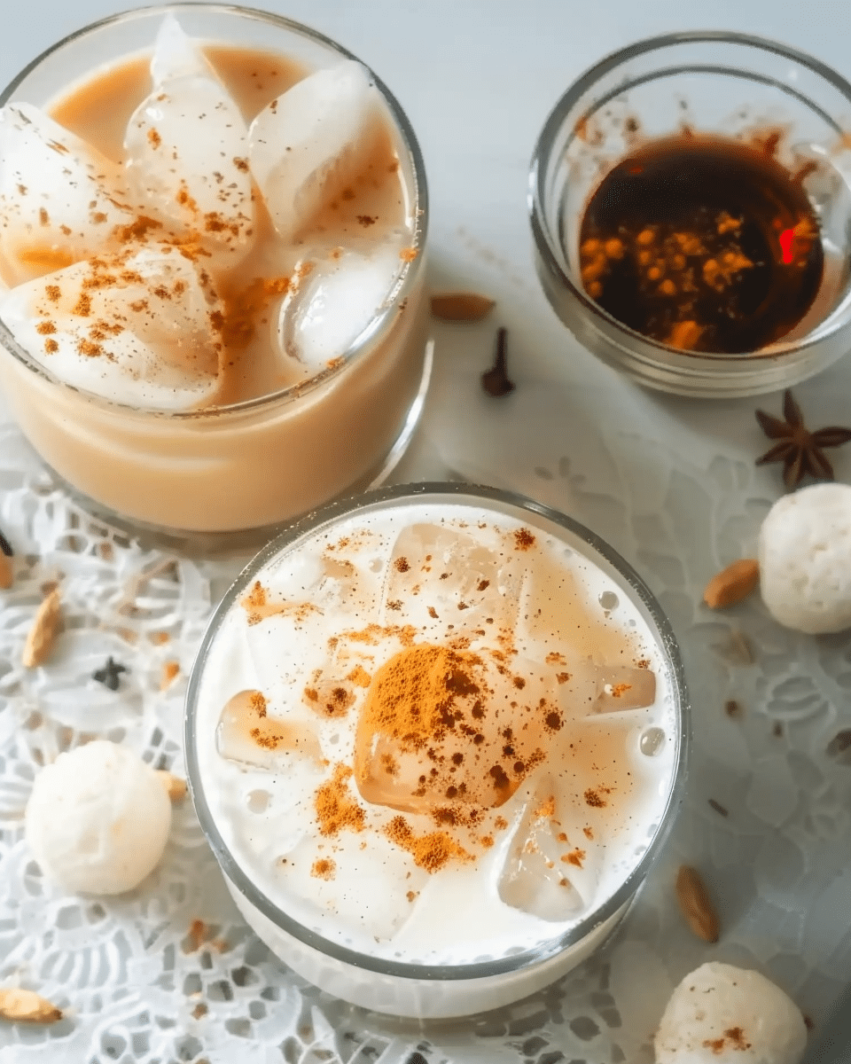 Iced Chai Saffron Latte