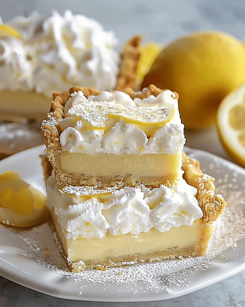 Lazy Day Lemon Cream Pie Bars