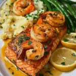 Lemon Butter Salmon & Shrimp
