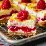 Lemon Raspberry Cheesecake Bars