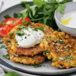 Lentil Fritters with Labne