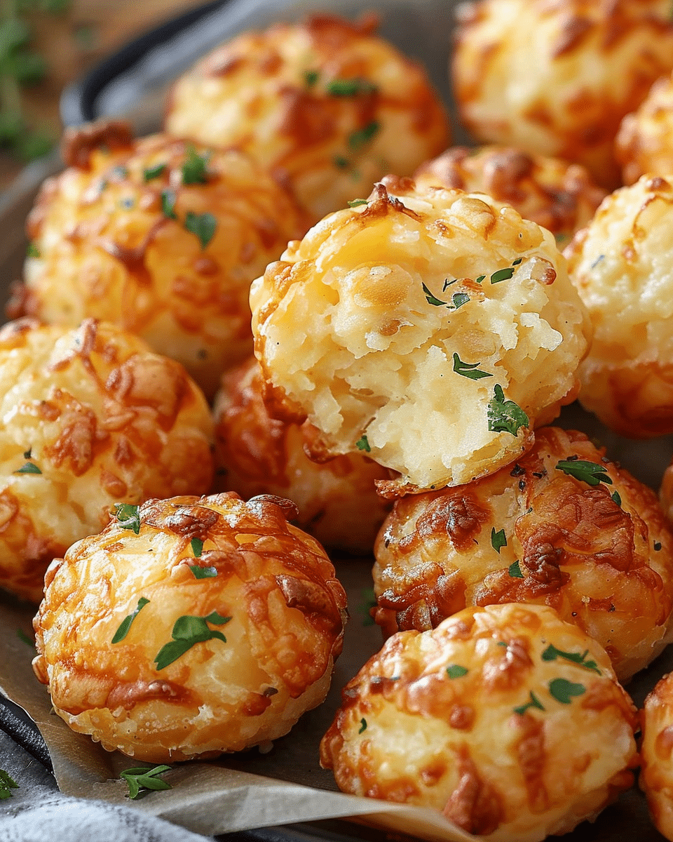 Mashed Potato Cheese Puffs