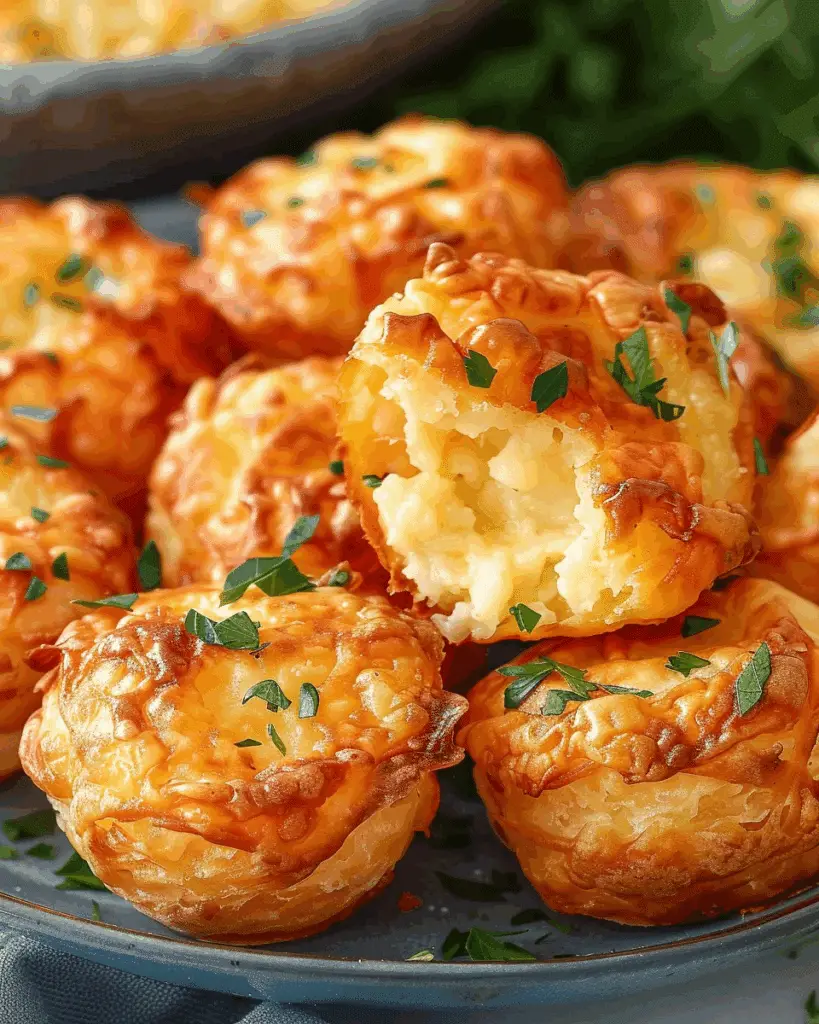 Mashed Potato Cheese Puffs