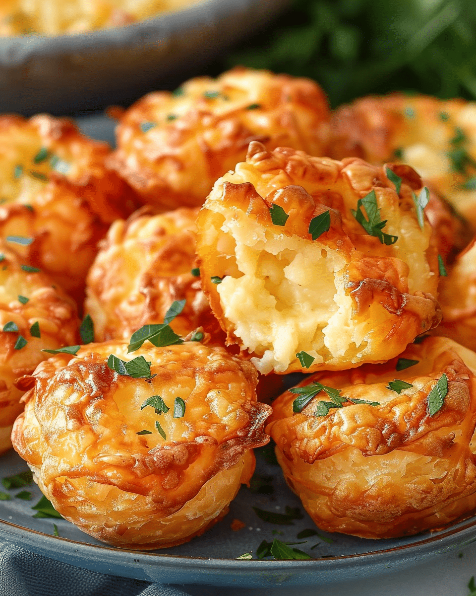 Mashed Potato Cheese Puffs