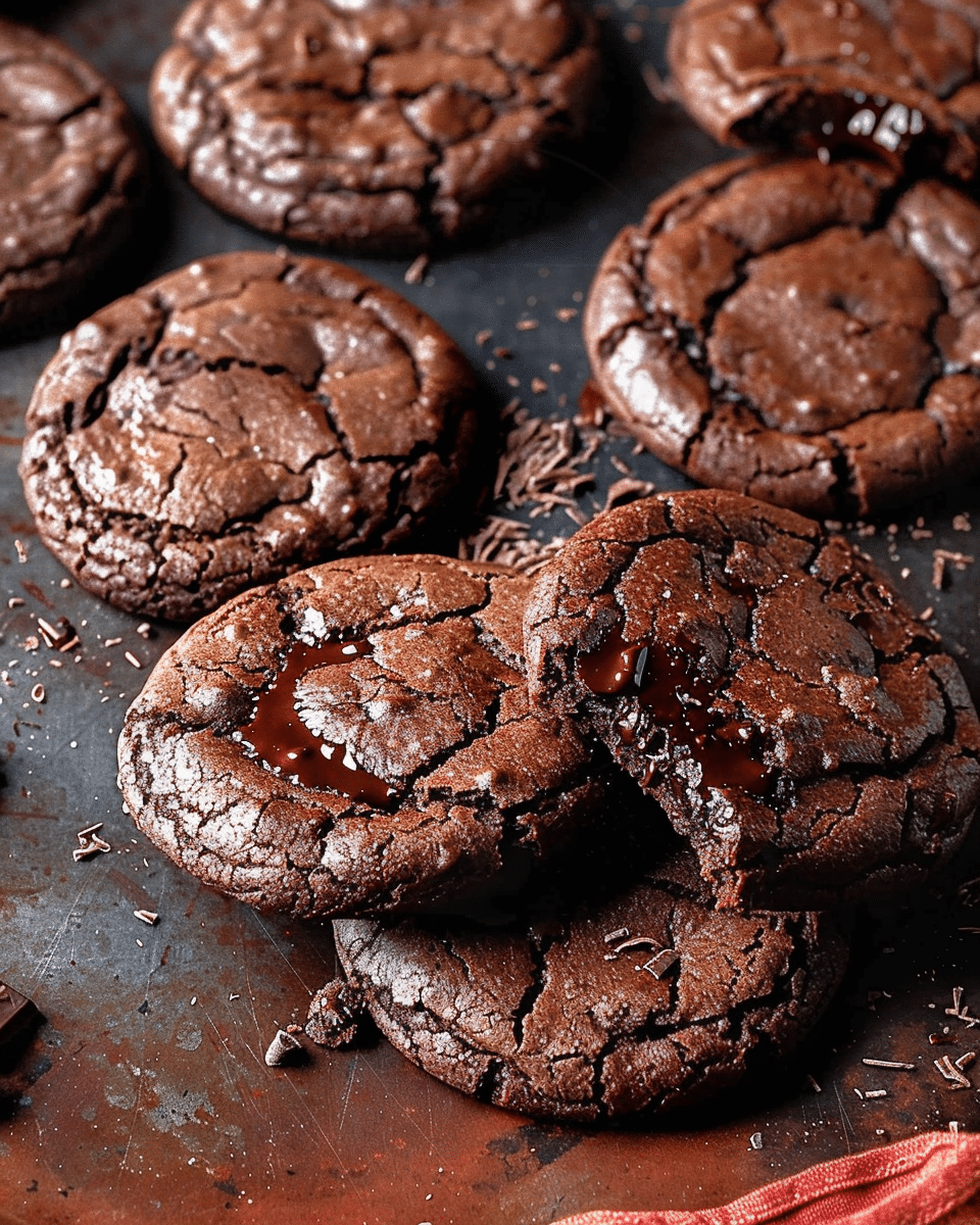 Molten Chocolate Lava Cookies