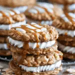 No-Bake Peanut Butter Oatmeal Sandwich Cookies