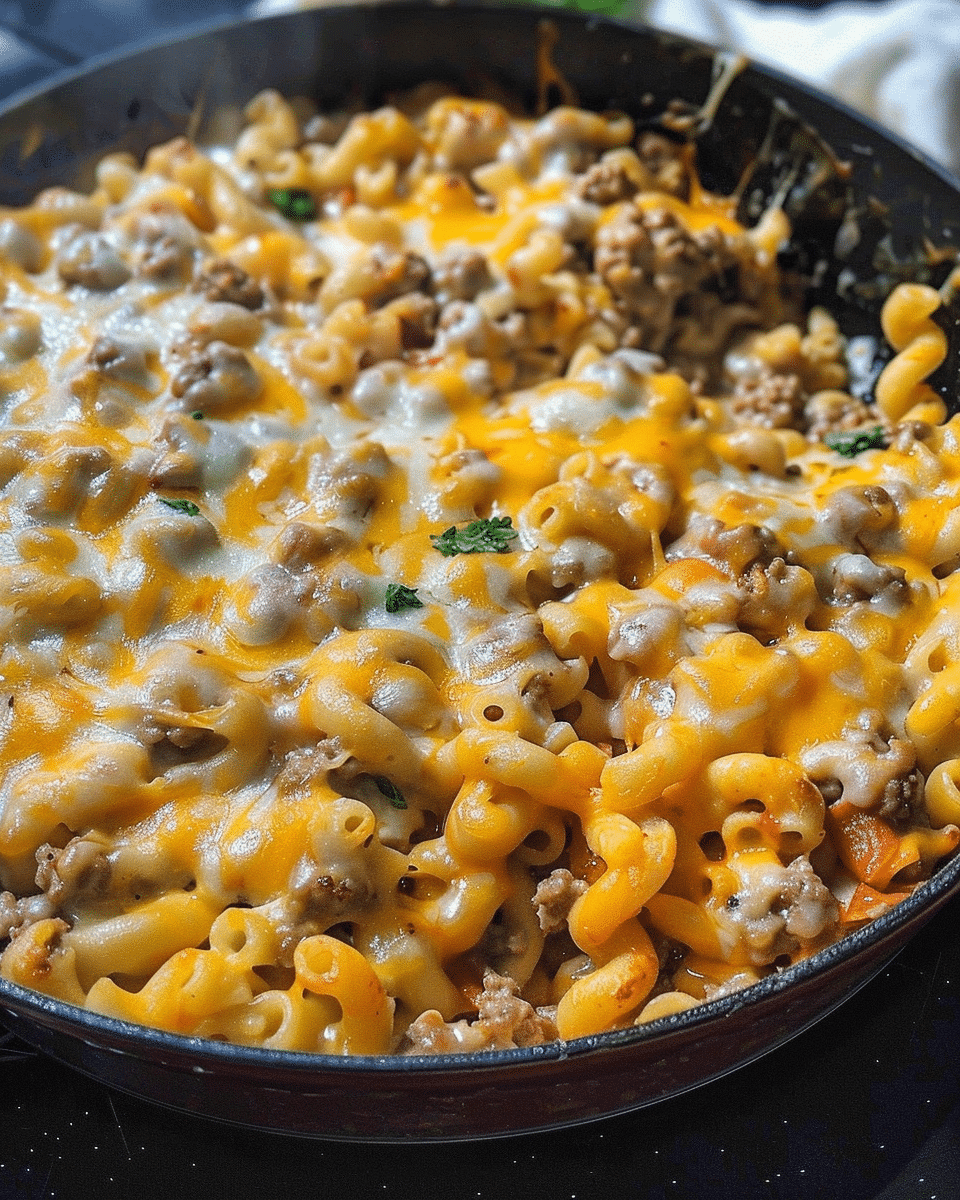 One Pot Cheeseburger Casserole