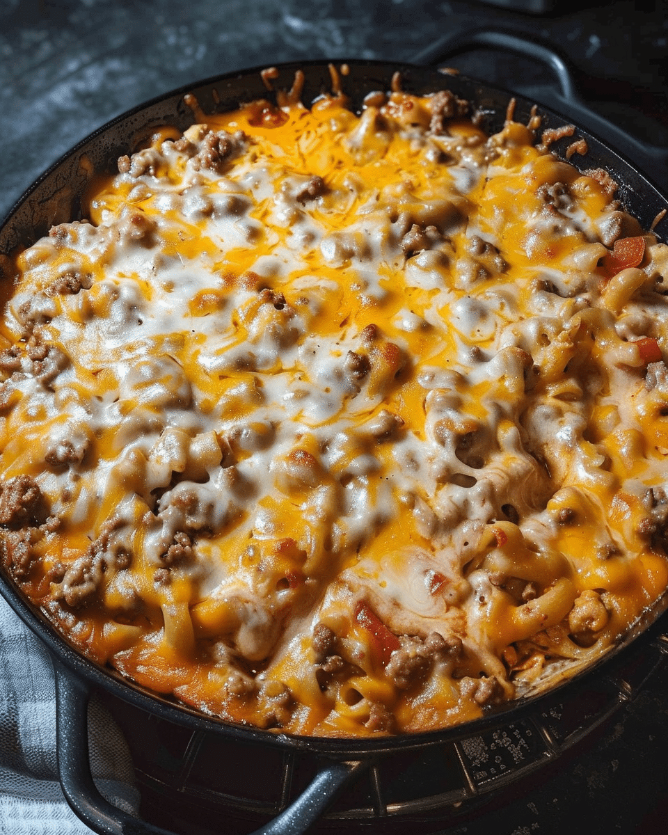 One Pot Cheeseburger Casserole