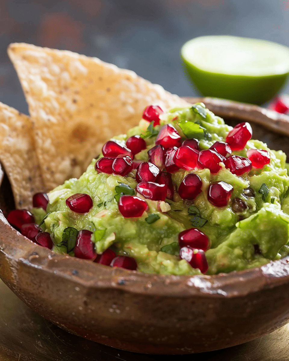 Pomegranate Guacamole