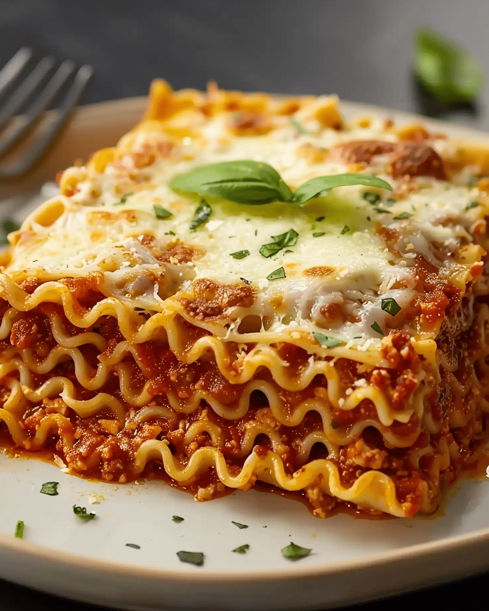 Ramen Noodles Lasagna