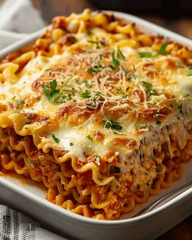Ramen Noodles Lasagna