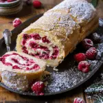 Raspberry Swiss Roll