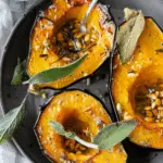 Roasted Acorn Squash with Sage Brown Butter