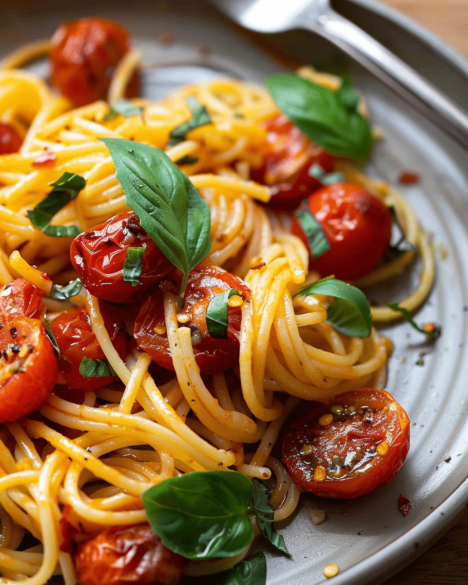 Roasted Cherry Tomato Pasta