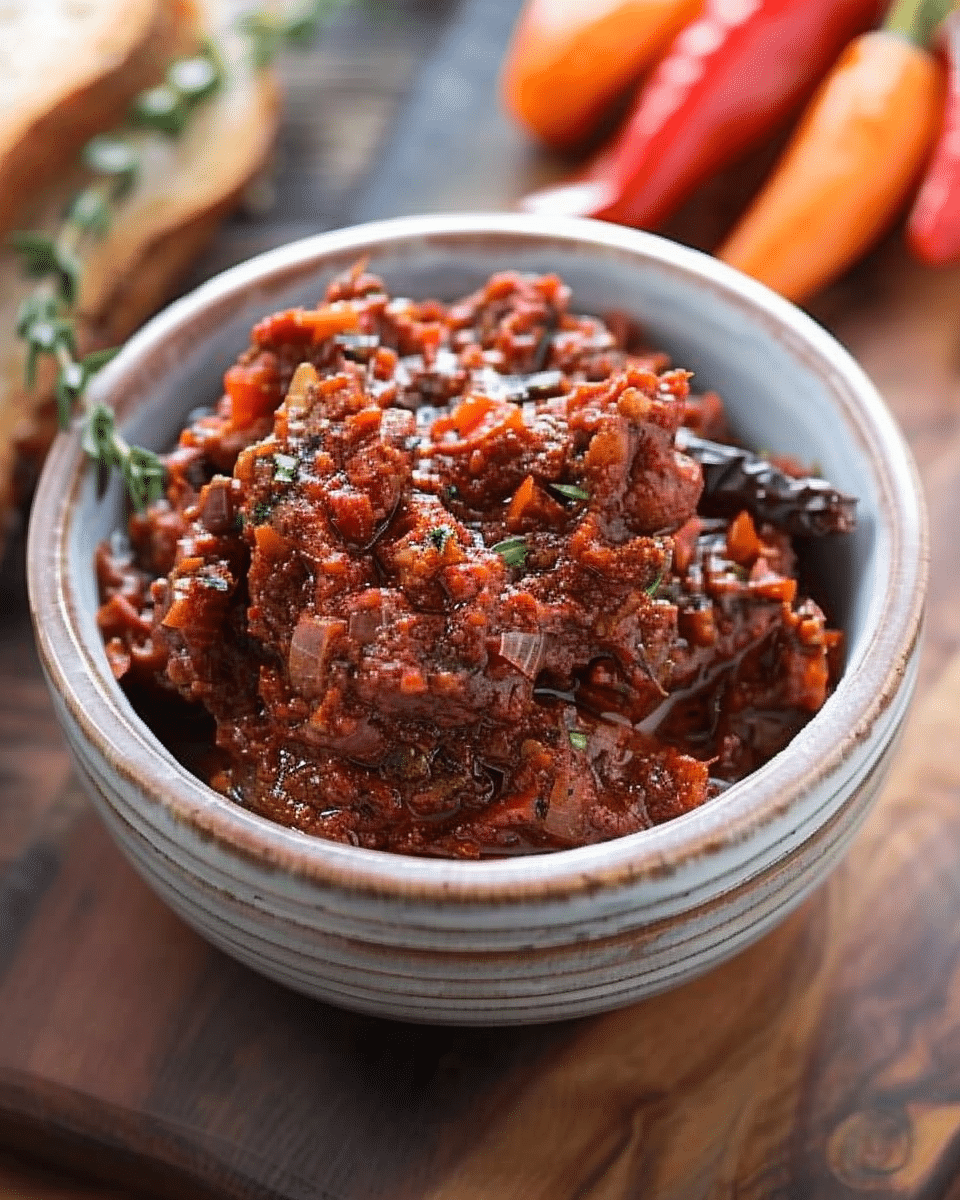 Roasted Red Pepper Tapenade