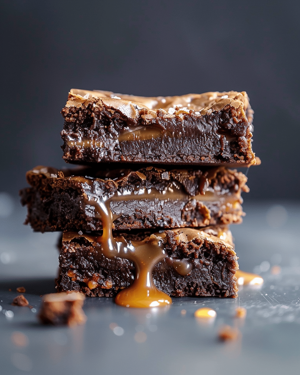 Salted Caramel Brownies