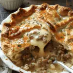 Sausage Gravy Puff Pie